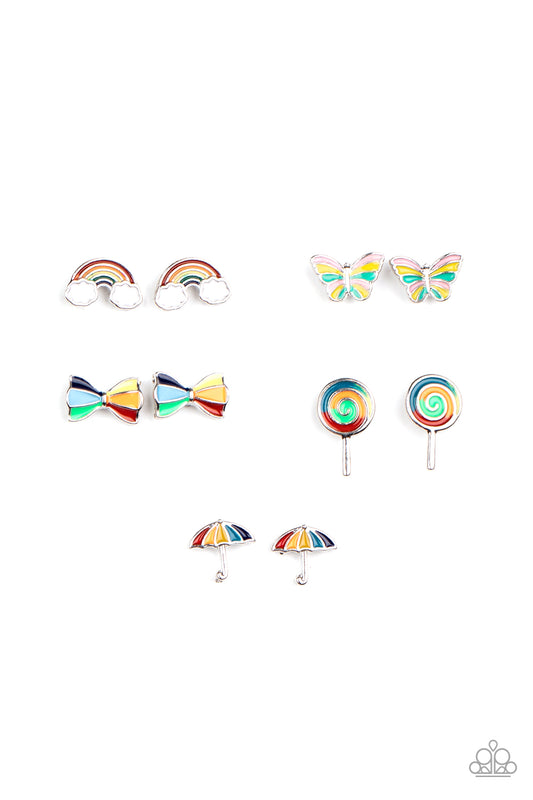 Starlet Shimmer Kids Earrings Rainbow set